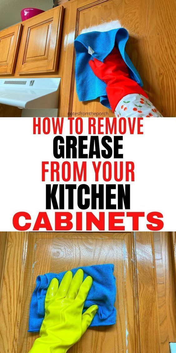 HOW TO REMOVE GREASE FROM KITCHEN cleaning hacks